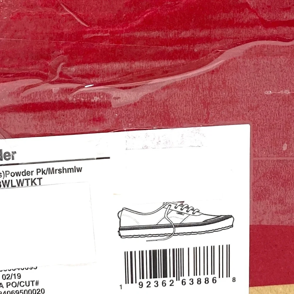 💖MEGA SALE💖VANS Evader Powder Pink Women's Low Top Canvas  Skate  VN0A3WLWTKT - Picture 7 of 8